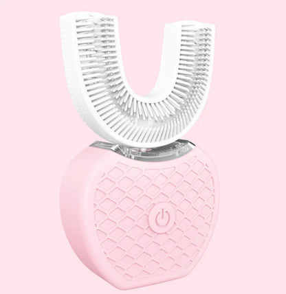 Smart Sonic Toothbrush, Hands-Free Dental Cleaner, Effortless U-Shape Brush