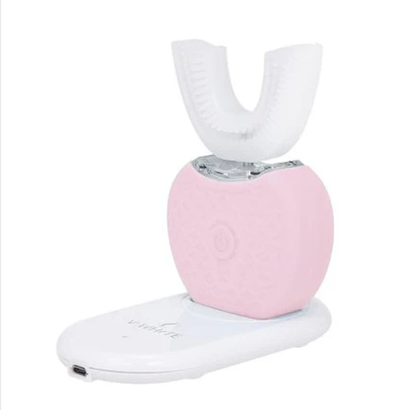 Smart Sonic Toothbrush, Hands-Free Dental Cleaner, Effortless U-Shape Brush