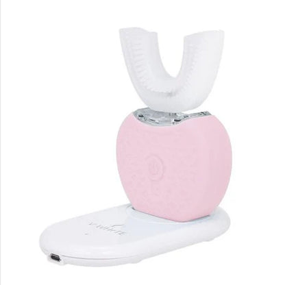 Smart Sonic Toothbrush, Hands-Free Dental Cleaner, Effortless U-Shape Brush