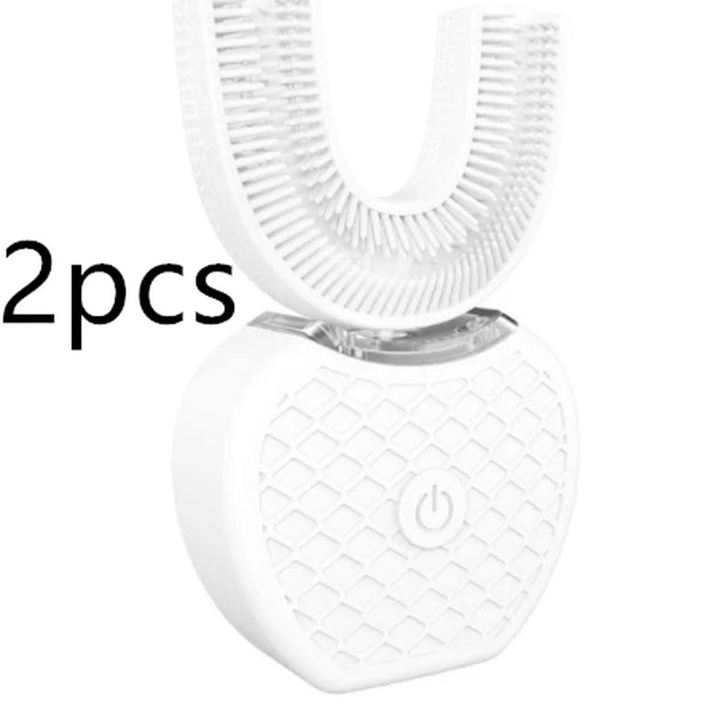 Smart Sonic Toothbrush, Hands-Free Dental Cleaner, Effortless U-Shape Brush