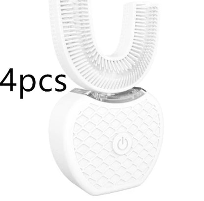 Smart Sonic Toothbrush, Hands-Free Dental Cleaner, Effortless U-Shape Brush