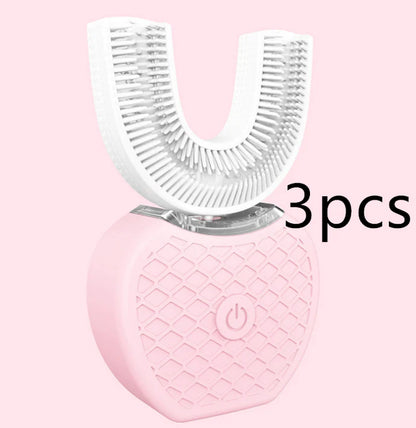 Smart Sonic Toothbrush, Hands-Free Dental Cleaner, Effortless U-Shape Brush